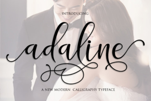 Adaline: A Modern Script Typeface for Editorial Design