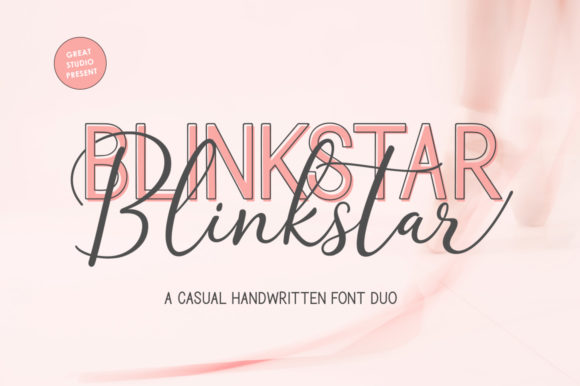 Blinkstar Duo: A Playful Script Amp for Editorial Design