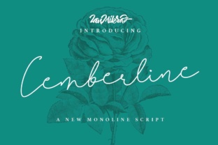 Cemberline: The Elegant Script Font for Handmade Crafts