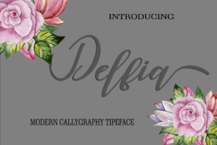 Delfia: The Modern Script Typeface for Elegant Editorial Design
