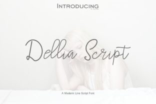 Dellia: A Handwritten Script Font for Modern Editorial Design