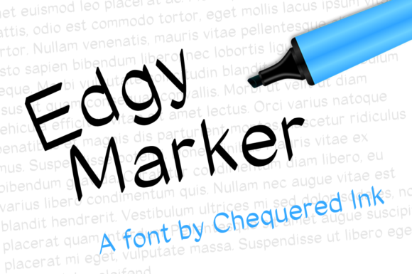 Edgy Marker: The Script Font That Transforms Digital Layouts