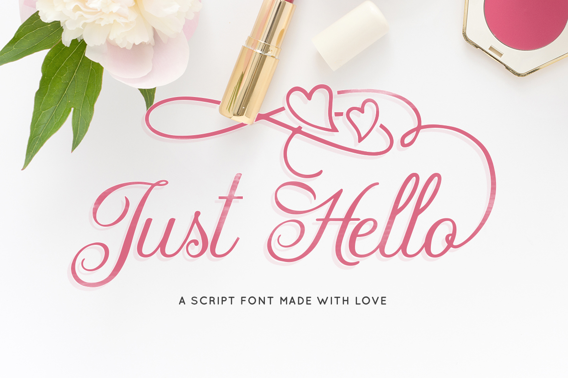 Just Hello: A Script Font to Elevate Your Small Business Brand