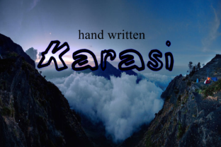 Karasi: A Bold Handwritten Typeface for Modern Brand Identity