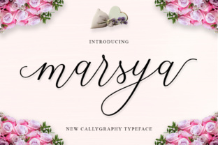 Marsya: The Elegant Script Amp Typeface for Handmade Creators