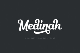 Medinah: The Bold Script Typeface for Modern Editorial Design