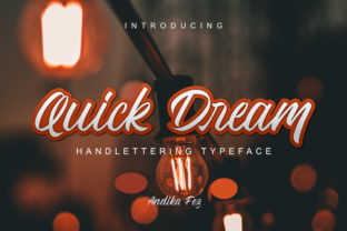 Quick Dream: The Hand-Lettered Typeface for Scroll-Stopping Campaigns