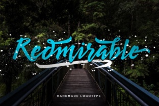 Redmirable: The Bold Script Typeface for Scroll-Stopping Campaigns