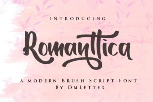 Romanttica: The Modern Handwritten Typeface for Digital Design