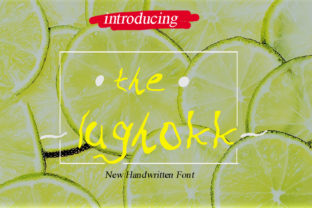 The Lughokk: The Perfect Handwritten Font for Your Craft Business