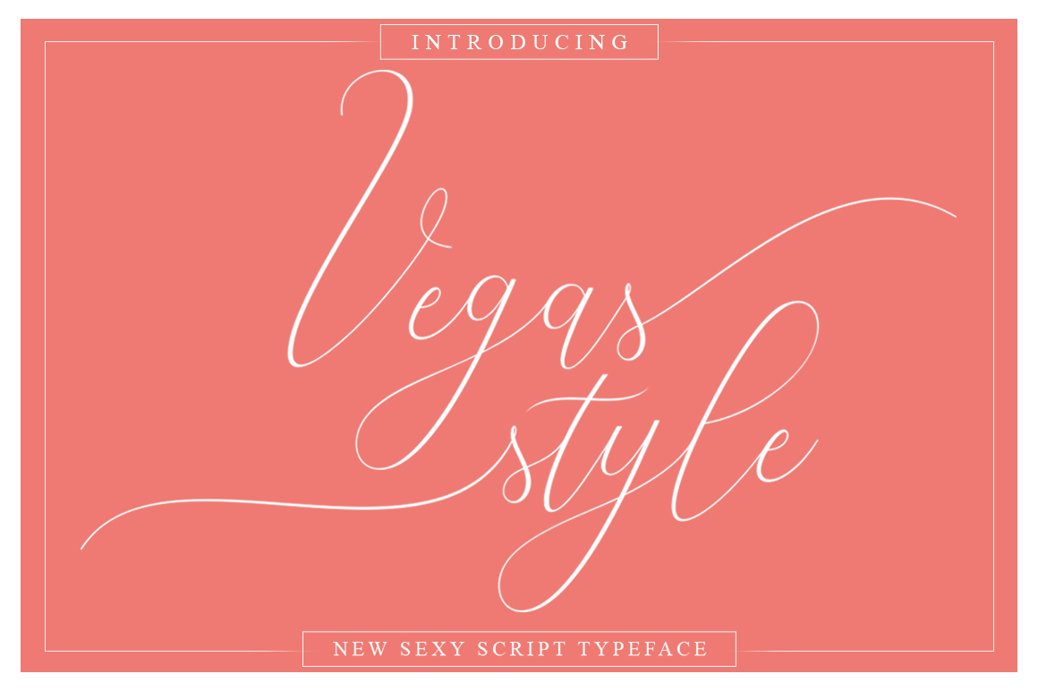 Vegas Style: The Modern Script Font for Scroll-Stopping Campaigns